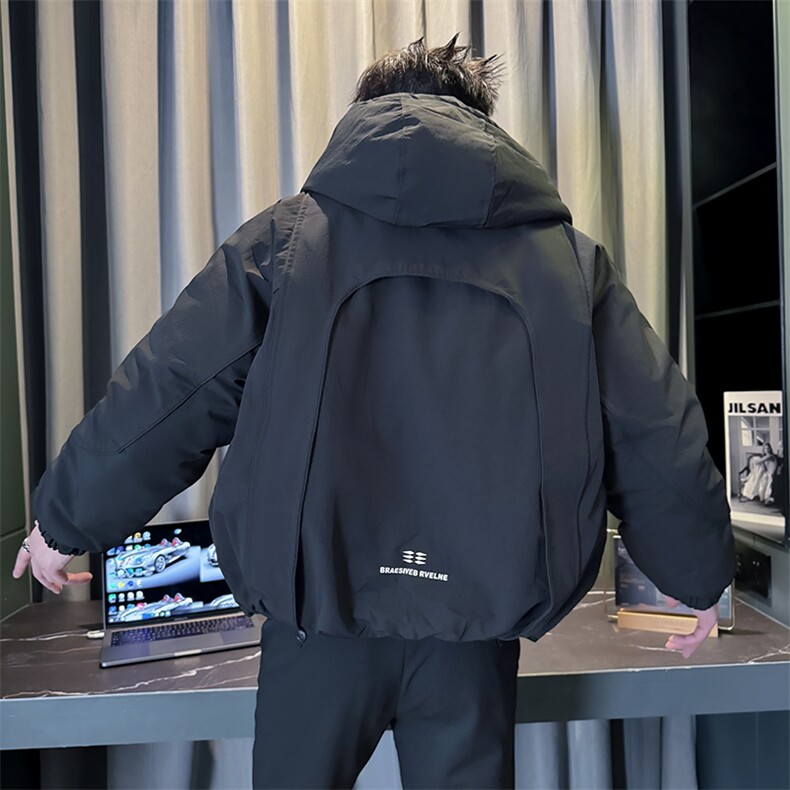 店主大棉衣冬季棉袄男社会小伙版型工装外套袄子8589-P158控198,男装棉衣,电商D327