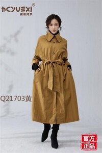 秋冬新款风衣时候气质,女装风衣,花辰月夕