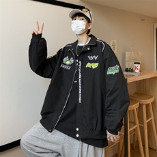 潮流夹克潮男春季工装机车夹克外套JY93P65，男装夹克，星座1116-2