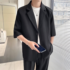 夏季五分小西服男潮流时尚小西装男女可穿得物品质XF003-P70，男装西服，星座210-1