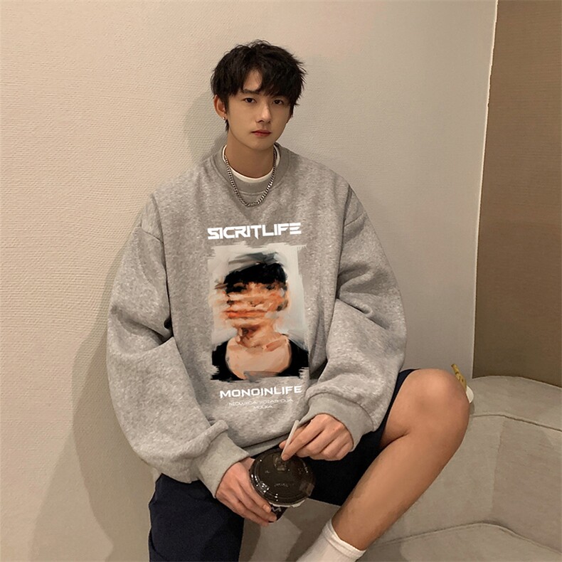 圆领卫衣男大码加厚长袖t恤男2024春S6213-P28,男装卫衣,电商A040