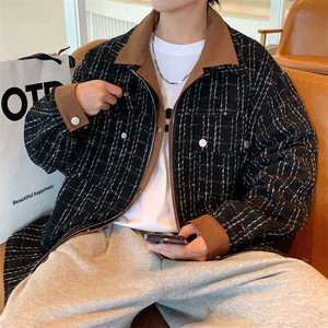 得物/直播精品小香风假两件夹克男外套轻熟JLJ-200批115港风A图片