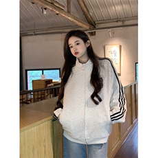 EE128-P70卫衣男女情侣装薄款2024宽松拉链开衫外套连帽韩版上衣，男装卫衣，星座911-3