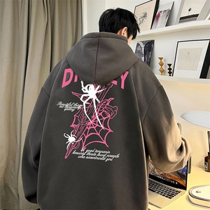 抖音得物供货 可提供视频 秋冬重磅美式宽松连帽卫衣DL1933图片