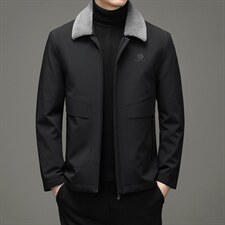 2023新款羽绒服脱卸领男中长款休闲商务冬装外套上衣HM2371-P295图片