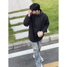DWT03-P65现货美式机能软壳桑延冲锋衣男士外套2025新款防水夹克，男装风衣，星座603-2