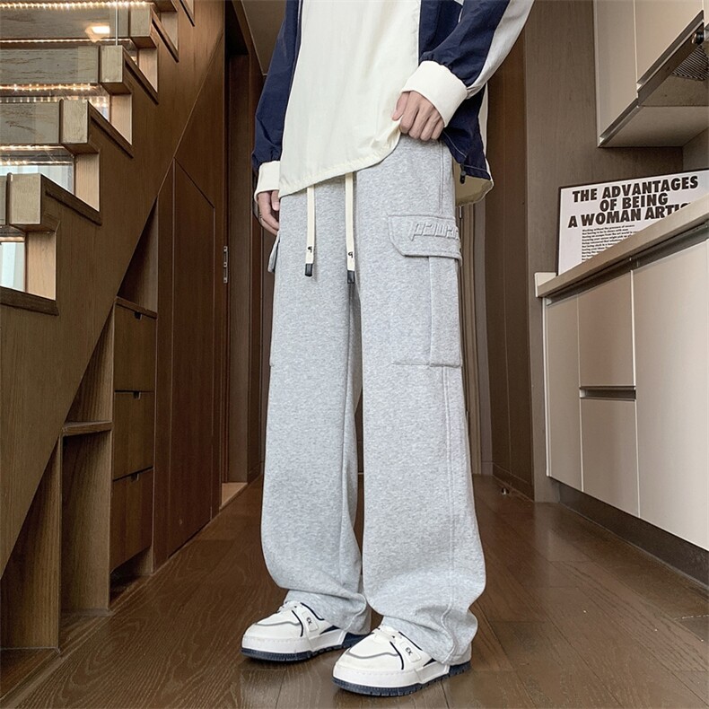 现货！秋冬男士高品质华棉宽松钢印工装裤休闲裤K78-p55-控88,男装工装外套,星座617B
