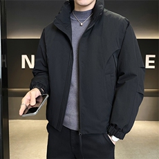 大货数据男士羽绒服标50保暖外套纯色上衣B317/86562/P195，男装羽绒服，电商B317