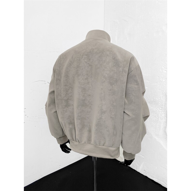 春季抖音得物品质扎染PU皮衣立领雾面皮夹克外套男6158-TP43,男装夹克,星座207