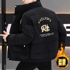 1018-MY929-P80新款立领棉衣男韩版休闲痞帅个性棉服冬装保暖外套图片