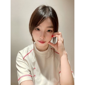 H0885-P35印花+打网纯棉220克休闲宽松短袖t恤男女同款图片