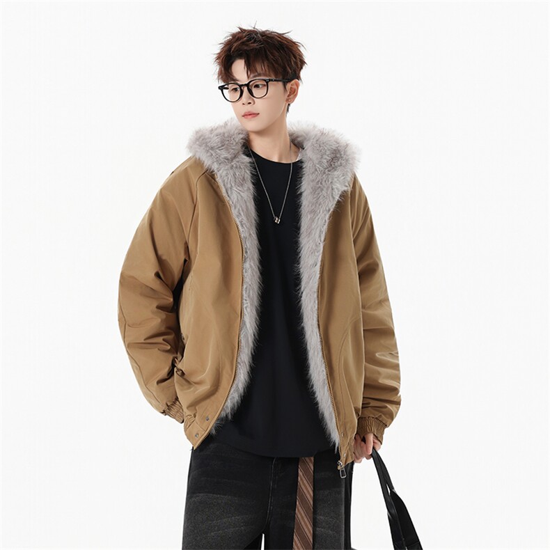 M8601-P95冬季新款男女同款座山雕连帽棉衣外套,男装棉衣,星座109