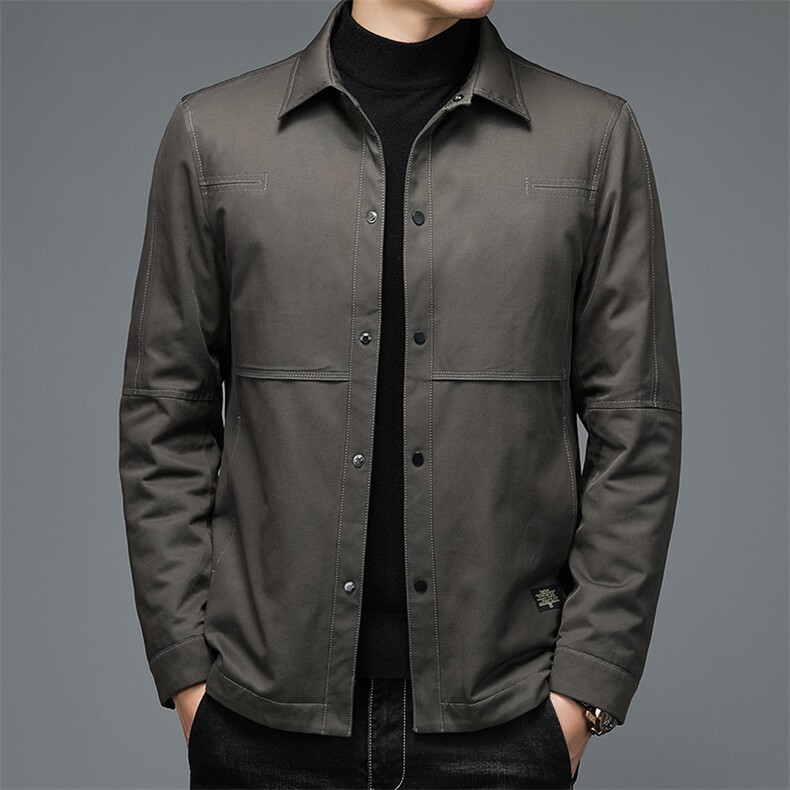 DW21150冬季男士羽绒服纯棉外套男装翻领修身白鸭绒P329,男装羽绒服,电商B360