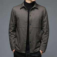 DW21150冬季男士羽绒服纯棉外套男装翻领修身白鸭绒P329，男装羽绒服，电商B360