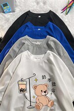 HT73194-P22华夫格t恤男短袖男大码五分袖毛毯，男装T恤，电商A040