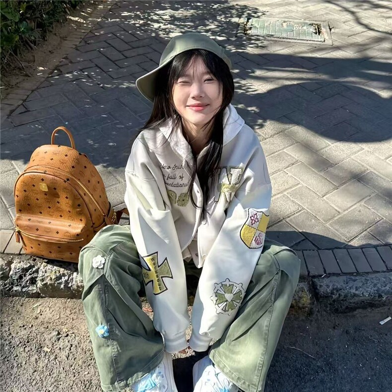 1506A/GW8030/P54潮流拼接撞色棒球服宽松百搭男女春秋外套夹克,男装夹克,星座1506A