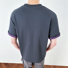 短袖t恤男潮牌夏季宽松2025红潮流ins上衣XZ212-QTX691-P38，男装T恤，星座212