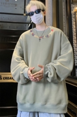 ！圆领卫衣男装港风长袖t恤男外套男WY544-特P23，男装T恤，电商B371