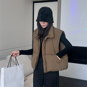 2023冬季新款个性休闲马甲羽绒服图片