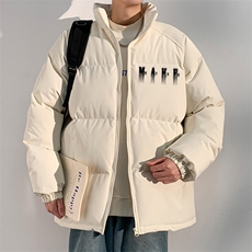 2024冬季新款光影墙大码印花立领棉衣M-5XHM24549-28-特P50，男装棉衣，电商A022