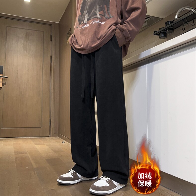 秋冬大码休闲裤男拖地裤加绒卫裤K7724-P50加绒P60控68加绒控78,男装休闲裤,星座209-2