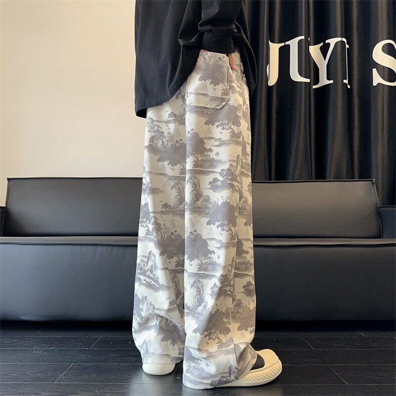 2024冬季新款内景大码风灯芯绒加绒裤M-5XHK24962-特P40,男装休闲裤,电商A022