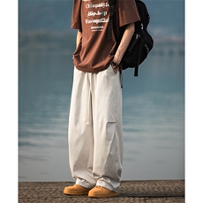 2025春夏新款潮牌大码弯刀裤宽松直筒休闲长裤男2530-P40控59，男装休闲裤，电商C305A