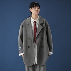 2020年秋冬新款贴布印花男女宽松便西外套已注册DS-B293-Y759-P85，男装西服，电商A306
