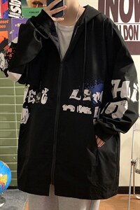 7XL~M 2021秋冬新款港风中长款风衣大衣潮男加肥加大码胖子控价98图片