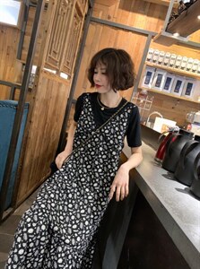 星雨阁2022夏装新款现货两件套连衣裙图片