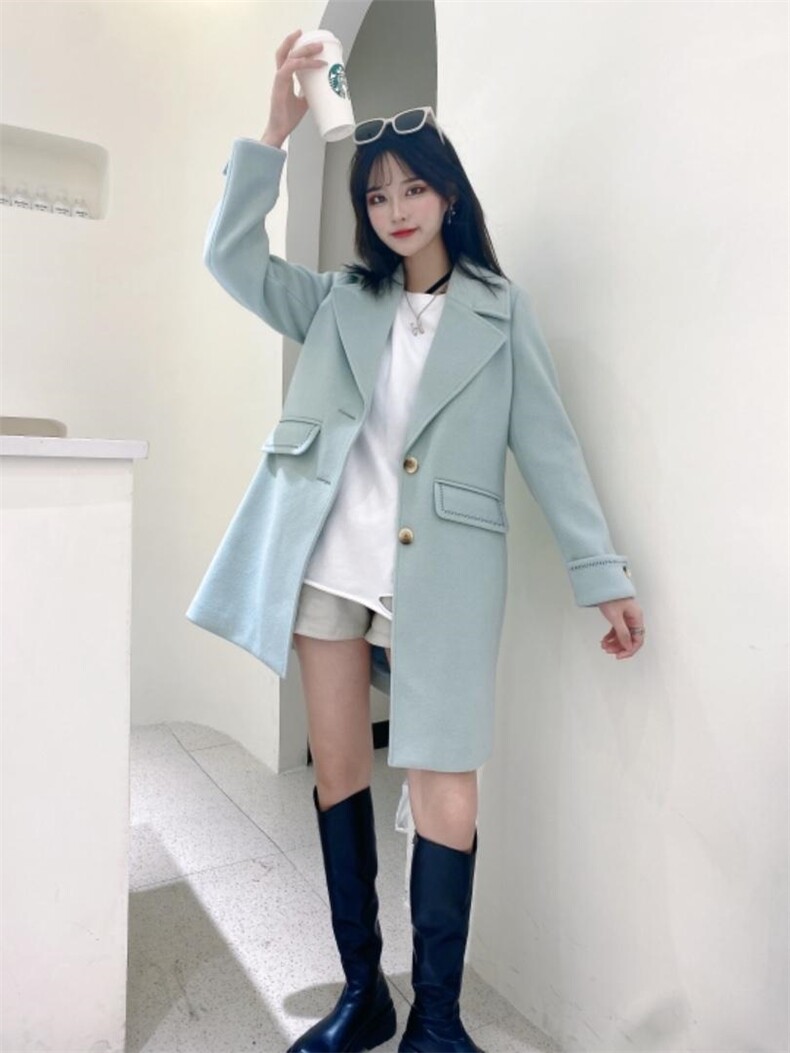 【现货】长款加厚呢料，两个颜色两个码ml，其它，Moshus摩述