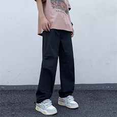 高街阔腿工装裤子男款夏秋季复古休闲潮牌宽松直筒裤K0815-P37，男装休闲裤，星座308B-2