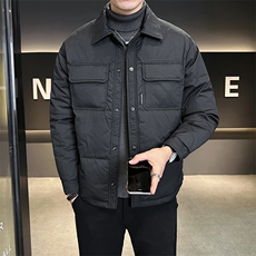 2024新款男士羽绒服冬季轻薄短款上衣A313-13813-P175控价258，男装羽绒服，电商A313