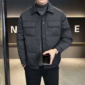2024新款男士羽绒服冬季轻薄短款上衣 A313-13813-P175 控价258图片