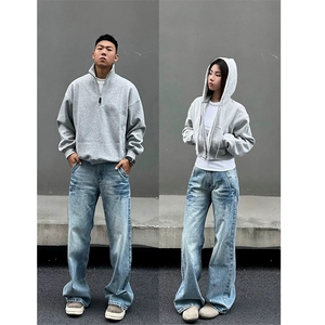 网图有货 品质蓝色闪电水洗牛仔裤男 K78-特P38图片