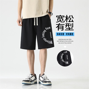 高街休闲短裤男夏季潮牌运动美式篮球5五分裤子XD1717-特批-29图片