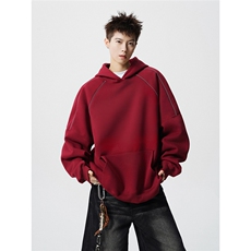 可二开反光条大码M-5XL卫衣男面料:50%棉50%涤纶WY78123特P53控88，男装卫衣，星座227-7