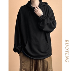 2025春秋-现货潮牌宽松休闲连帽卫衣男A351-AW2483-P75，男装卫衣，电商A351