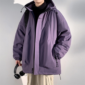 港风户外棉服连帽面包服休闲百搭棉衣保暖上衣MYM23-8745-P90图片