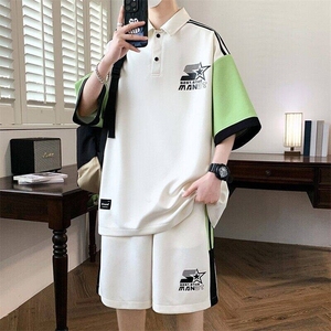 TZ24362-特P55 夏时尚T恤短裤套装男两件套图片