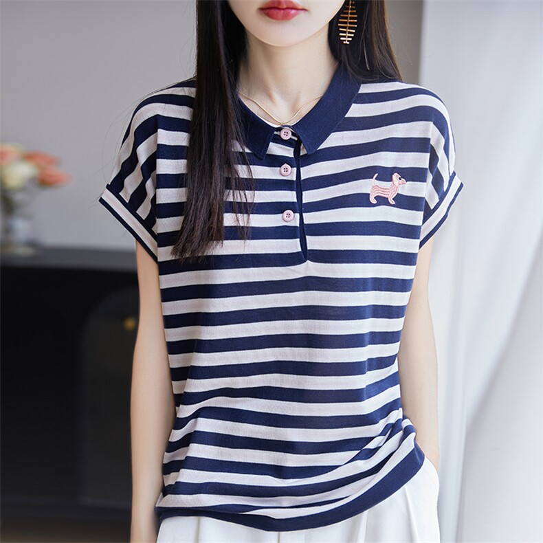 莱赛尔天丝短袖~薄如蝉翼夏季女款贵妇首选面料透气排汗图片