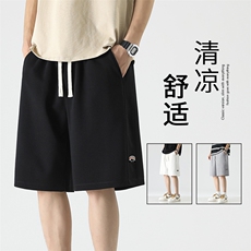 潮流休闲显高华棉短裤舒适休闲百搭抗皱清爽显瘦XD1718-特批35，男装休闲裤，星座718