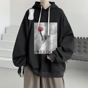 连帽卫衣男大码运动服帽衫外套WY2326-P35 加绒款-P40图片