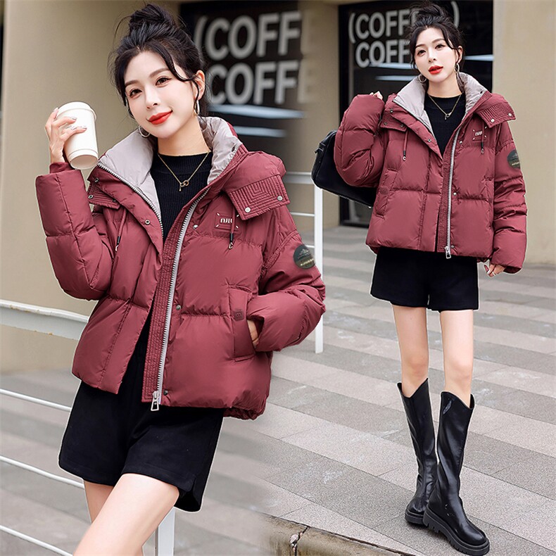 2024冬季新款女装短款羽绒服时尚保暖轻薄外套，女装羽绒服，艾尚靓装
