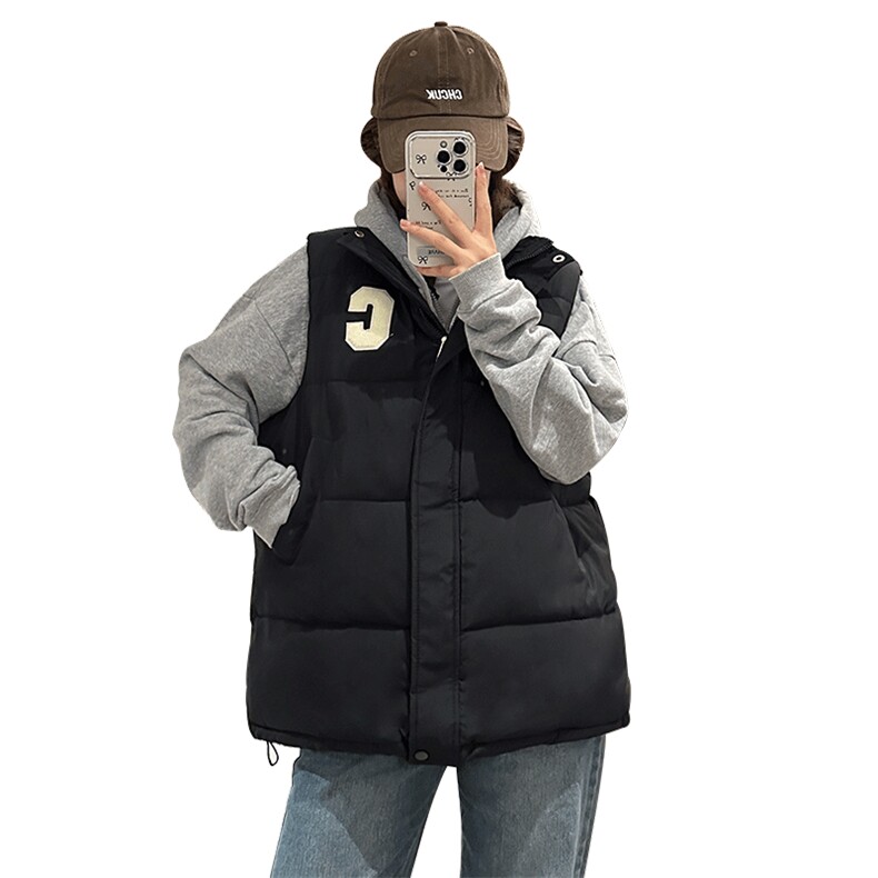 CC053-P652025新版棉服秋冬短款马甲潮流时尚韩版宽松棉服,男装棉衣,星座911-3