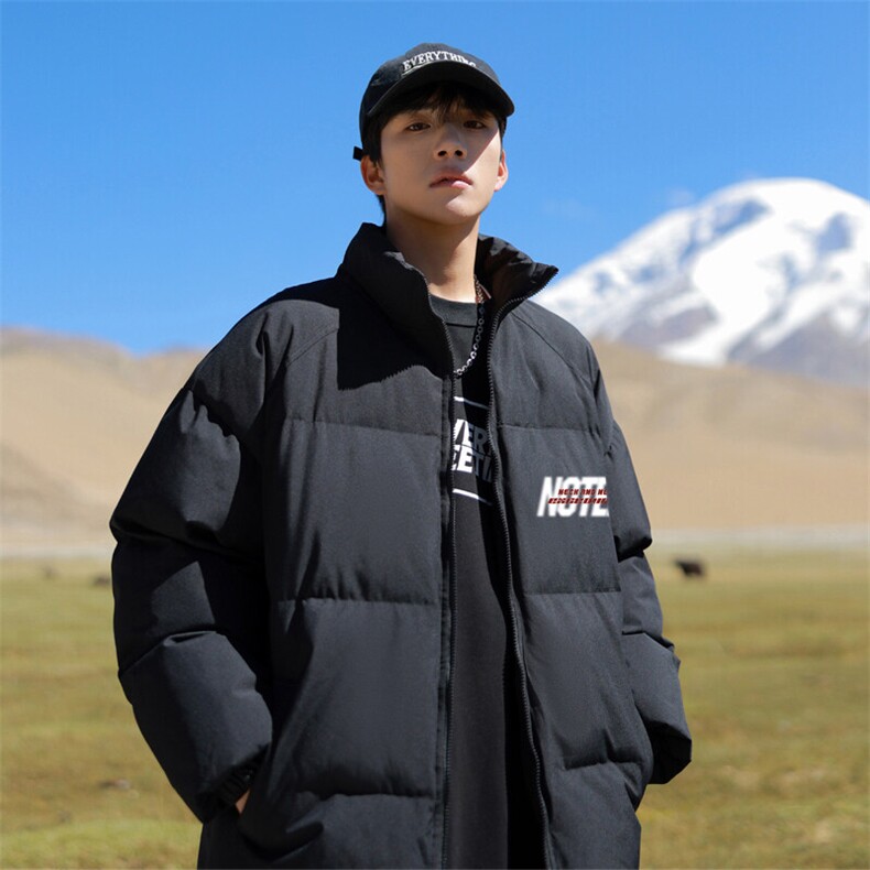 2024冬季新款cityboy大码印花立领棉衣M-5XHM24549-6-特P50,男装棉衣,电商A022