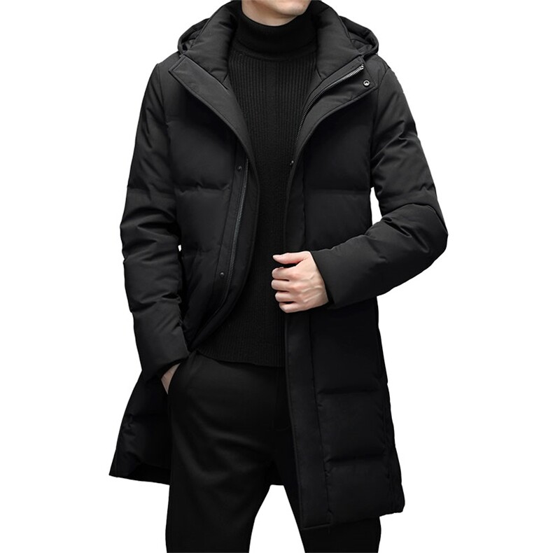 新款2023冬季脱卸帽羽绒服男装白鸭绒外套爸爸装YL21607-P390，男装羽绒服，电商B212（原钱塘6029）