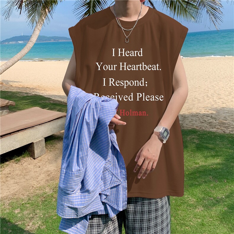 量大图低自动【有货】纯棉背心HD019-1-BX25106-P20，男装背心/马甲，电商019-1