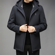 脱卸内胆羽绒服冬季男休闲中年男冬装拆卸帽外套GSNA2163-P350，男装羽绒服，电商B212（原钱塘6029）