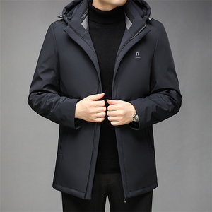 脱卸内胆羽绒服冬季男休闲中年男冬装拆卸帽外套GSNA2163-P350图片